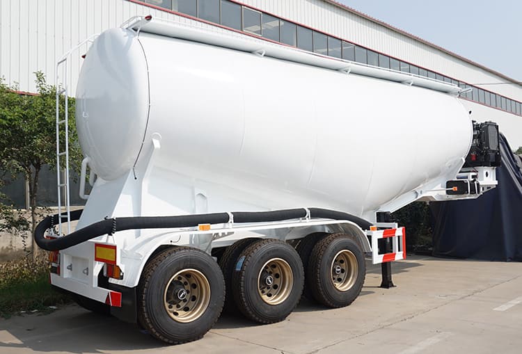 3 Axle Pneumatic Dry Bulk Trailer for Sale | 40T Pneumatic Tank Trailers for Sale in Ghana