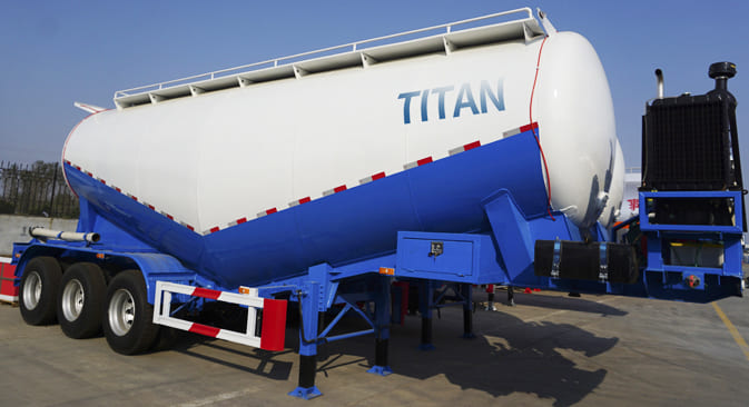 Tri Axle Bulk Cement Trailer for Sale | 33m3 Bulk Cement Semi Trailer Price in Guyana