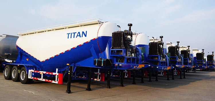 Tri Axle Bulk Cement Trailer for Sale | 33m3 Bulk Cement Semi Trailer Price in Guyana