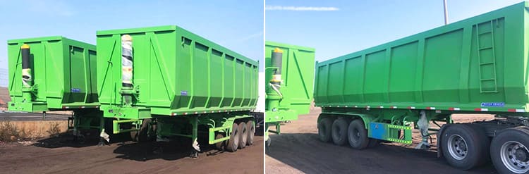 100 Ton 3 Axle Dump Trailer for Sale | Dump Semi Trailer for Sale in Kenya