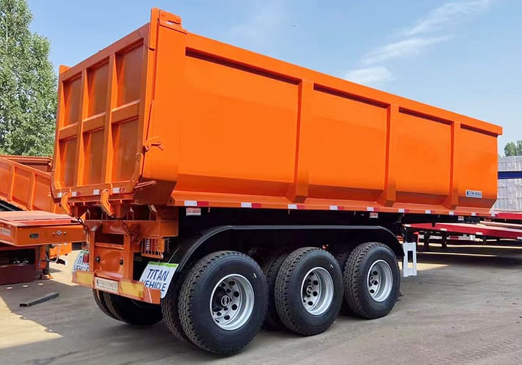 New Tipper Price in Kenya | 30 Cubic 3 Axle Hydraulic Tipper Trailer for Sale Price