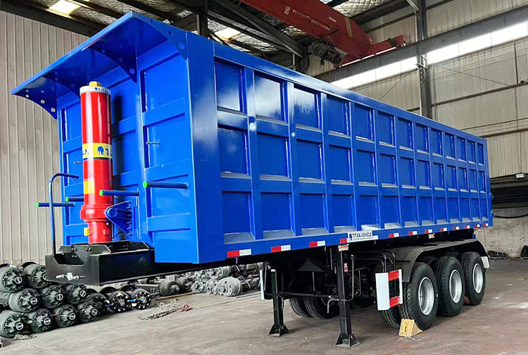 40 Ton Tri Axle Semi Tipper Trailer for Sale | Tri Axle Tipper Trailer Price in Tanzania
