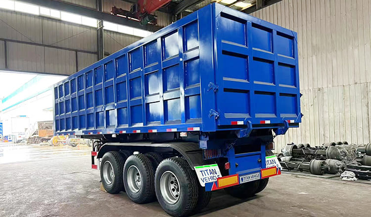40 Ton Tri Axle Semi Tipper Trailer for Sale | Tri Axle Tipper Trailer Price in Tanzania