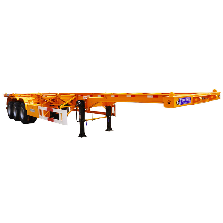 Tri Axle 40Ft Skeleton Semi Trailer 