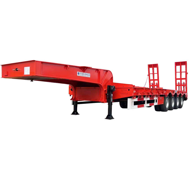 4 Axle Low Bed Semi Trailer