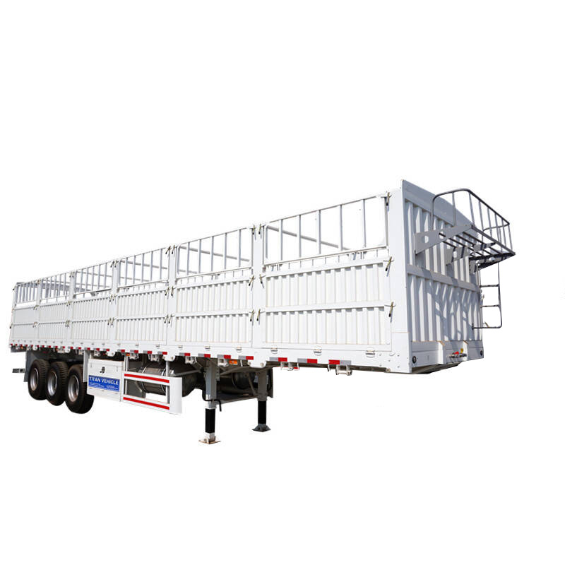 40T Tri Axle Stake Semi Trailer
