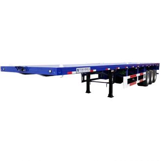 Three Axle 40 Foot Flatbed Semi Trailer 