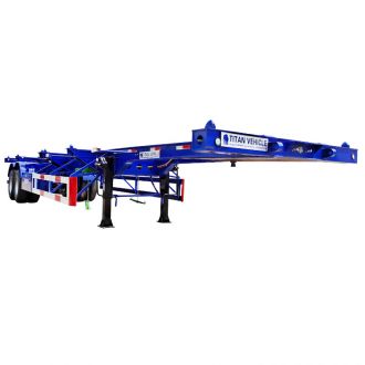 2 Axle 40 Ft Container Chassis for Sale