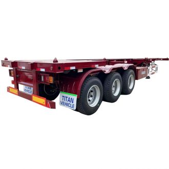 Tri Axle 12M Skeletal Trailer for Sale