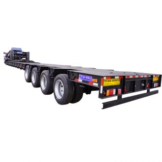 4 Axle 40 Foot Lowboy Gooseneck Trailer