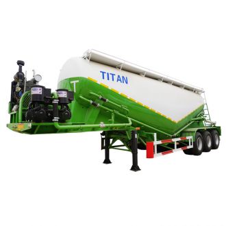 3 Axle Dry Bulk Cement Truck 
